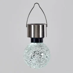 Lampe Solaire Ledoux Acier Inoxydable, 1 Lumiere