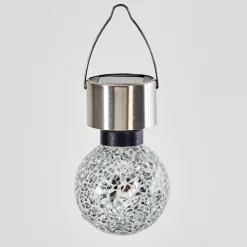 Lampe Solaire Ledoux Acier Inoxydable, 1 Lumiere