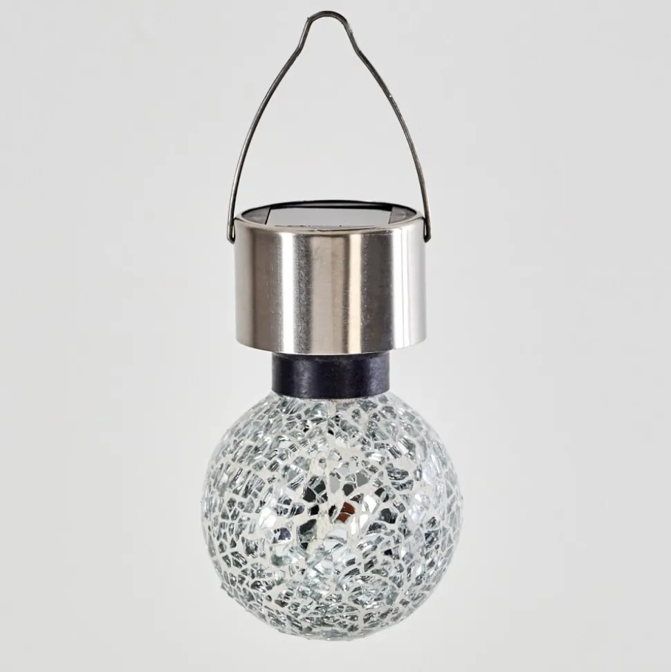 Lampe Solaire Ledoux Acier Inoxydable, 1 Lumiere