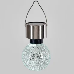 Lampe Solaire Ledoux Acier Inoxydable, 1 Lumiere