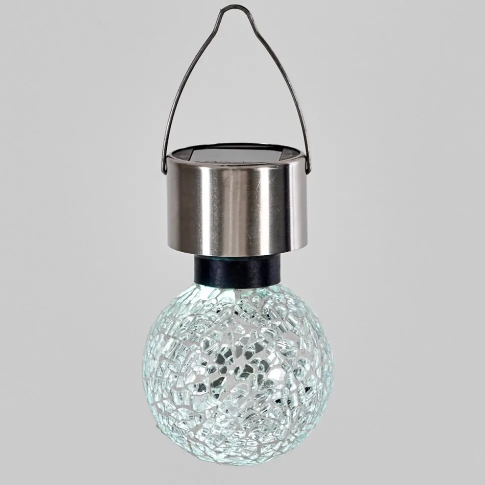 Lampe Solaire Ledoux Acier Inoxydable, 1 Lumiere