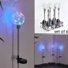 Lampe Solaire Liberec Led Argente, 1 Lumiere, Changeur De Couleurs