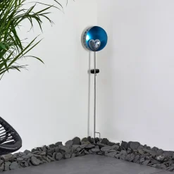Lampe Solaire Lodz Led Bleu, Noir, 1 Lumiere