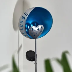 Lampe Solaire Lodz Led Bleu, Noir, 1 Lumiere