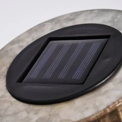 Lampe Solaire Mazomanie Led Bois Clair, Rouille, 1 Lumiere