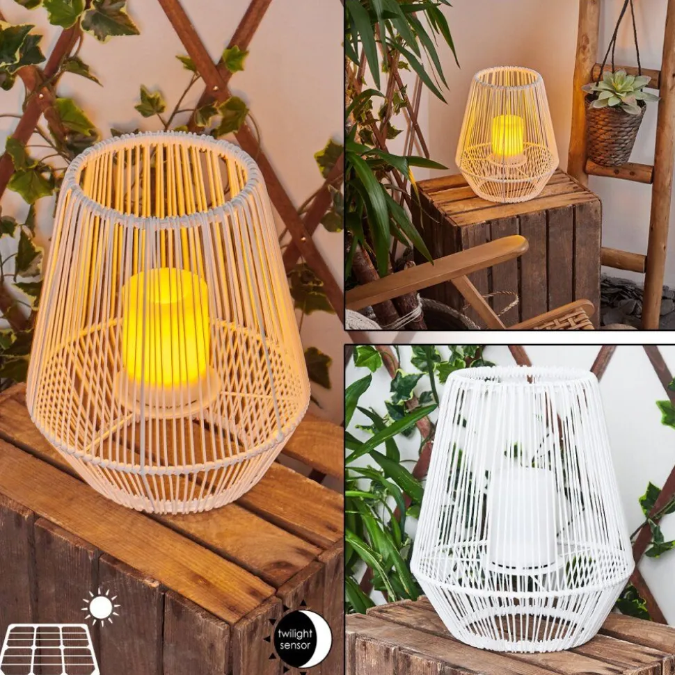 Lampe Solaire Mendola Led Blanc, 1 Lumiere
