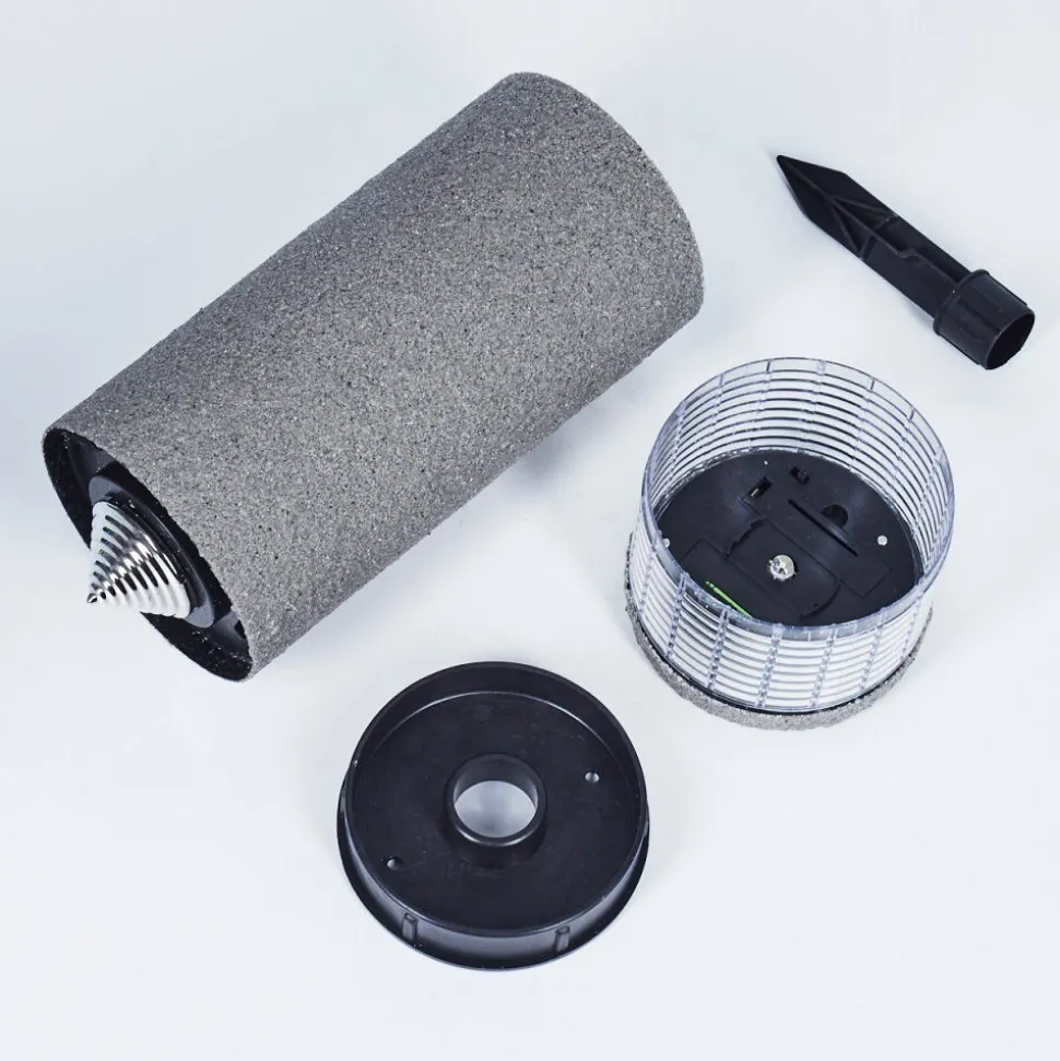 Lampe Solaire Mesabolo Led Gris, Noir, 1 Lumiere
