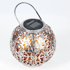 Lampe Solaire Moreland Led Cuivre, Noir, Argente, 1 Lumiere