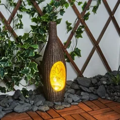 Lampe Solaire Otterstad Led Brun, Or, 1 Lumiere