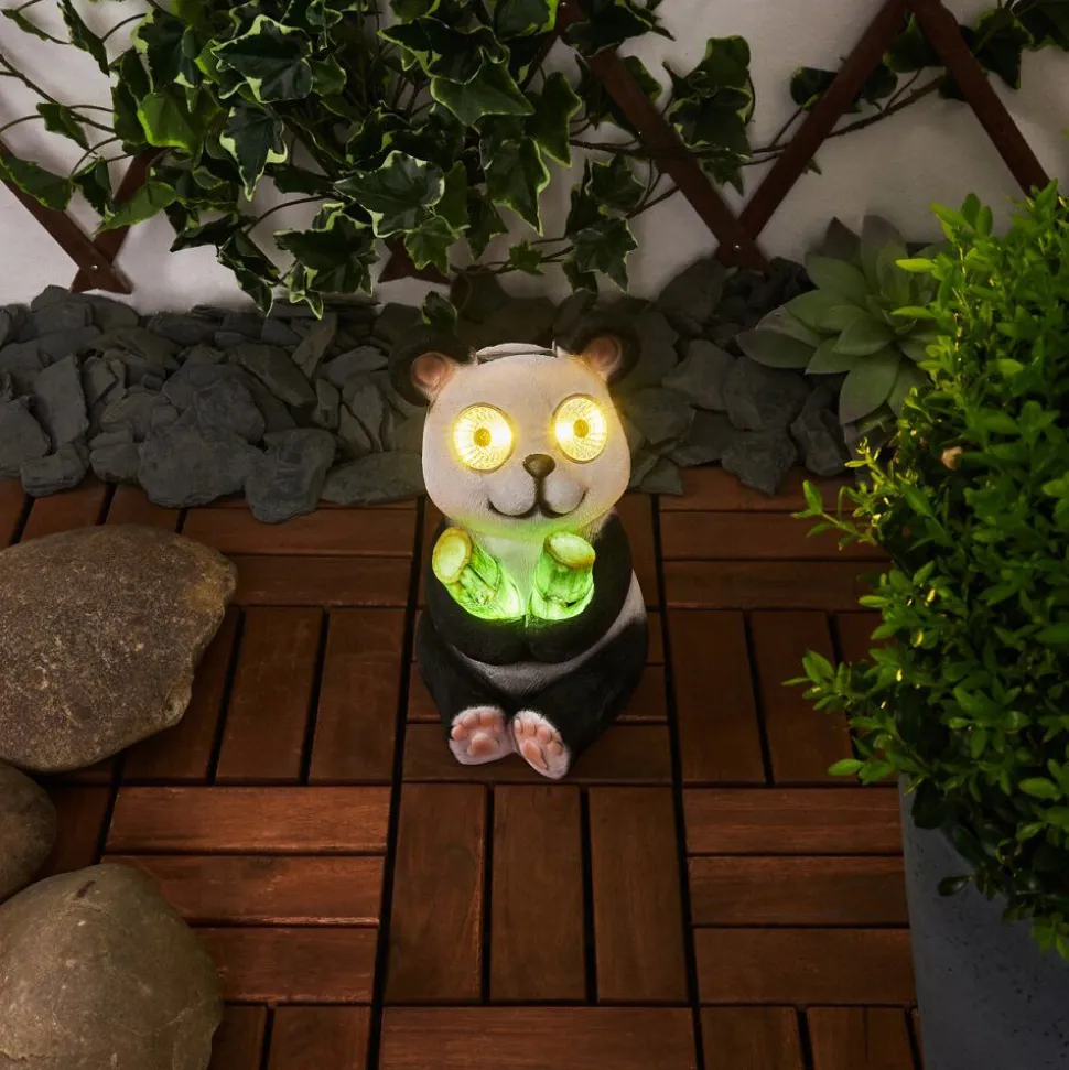Lampe Solaire Pandia Led Vert, Rose, Noir, Blanc, 2 Lumieres