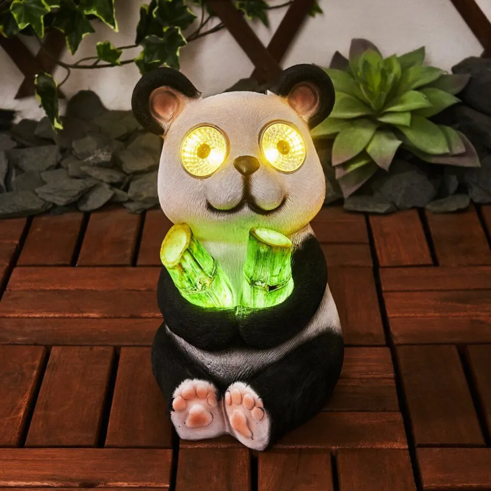 Lampe Solaire Pandia Led Vert, Rose, Noir, Blanc, 2 Lumieres