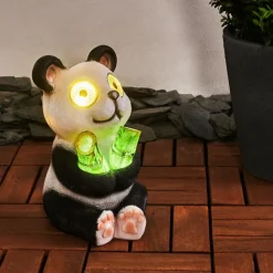 Lampe Solaire Pandia Led Vert, Rose, Noir, Blanc, 2 Lumieres