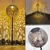 Lampe Solaire Paradiski Led Noir, 1 Lumiere