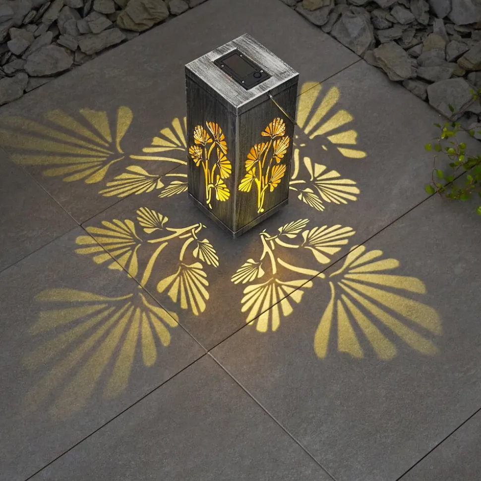 Lampe Solaire Parikia Led Cuivre, Argente, 1 Lumiere