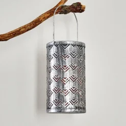 Lampe Solaire Parikia Led Cuivre, Argente, 1 Lumiere