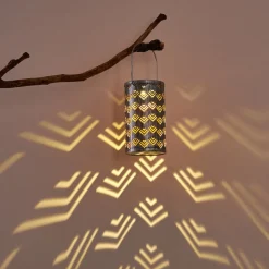 Lampe Solaire Parikia Led Cuivre, Argente, 1 Lumiere