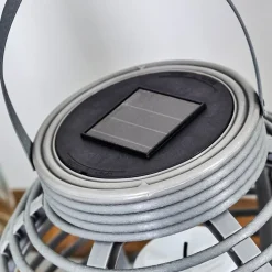 Lampe Solaire Rehovot Led Gris, 1 Lumiere