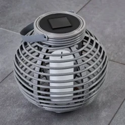 Lampe Solaire Rehovot Led Gris, 1 Lumiere
