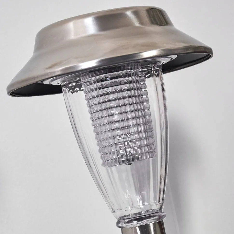 Lampe Solaire Rovigo Led Nickel Mat, 1 Lumiere