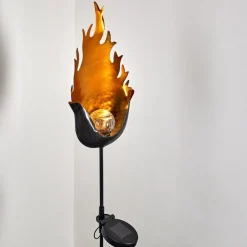 Lampe Solaire Rovinj Led Noir Dore, 1 Lumiere