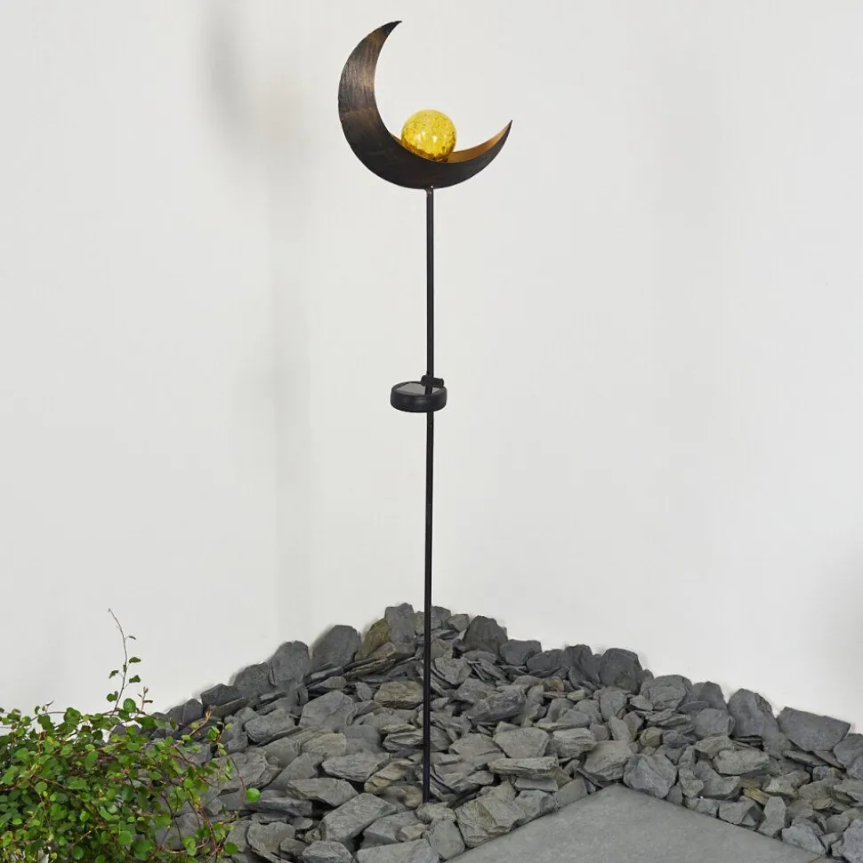 Lampe Solaire Rovinj Led Cuivre, Noir, 1 Lumiere