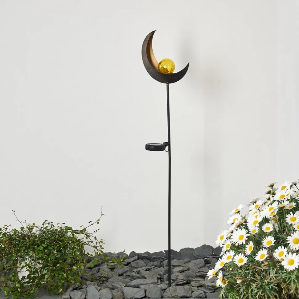 Lampe Solaire Rovinj Led Cuivre, Noir, 1 Lumiere