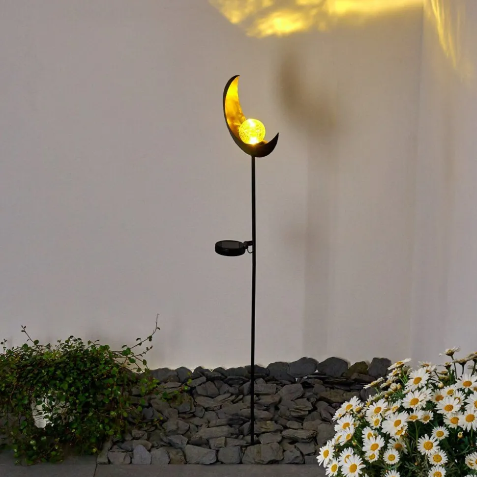 Lampe Solaire Rovinj Led Cuivre, Noir, 1 Lumiere