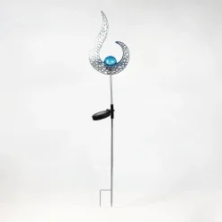 Lampe Solaire Rovinj Led Bleu, Argente, 1 Lumiere