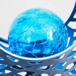 Lampe Solaire Rovinj Led Bleu, Argente, 1 Lumiere