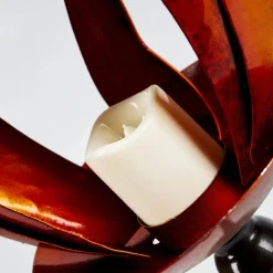 Lampe Solaire Rovinj Led Jaune, Rouge, Noir, 10 Lumieres