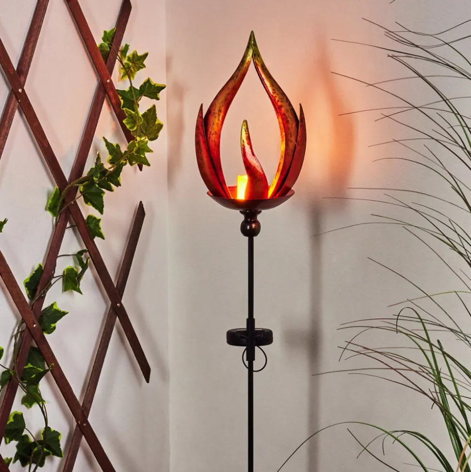 Lampe Solaire Rovinj Led Jaune, Rouge, Noir, 10 Lumieres