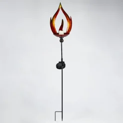 Lampe Solaire Rovinj Led Jaune, Rouge, Noir, 10 Lumieres