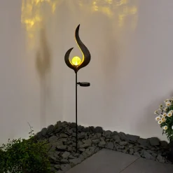 Lampe Solaire Rovinj Led Anthracite, Cuivre, 1 Lumiere