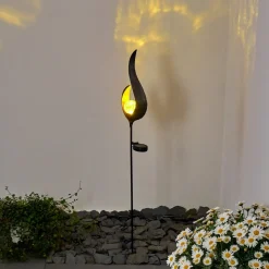 Lampe Solaire Rovinj Led Anthracite, Cuivre, 1 Lumiere