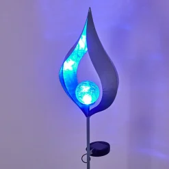 Lampe Solaire Rovinj Led Argente, 1 Lumiere