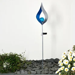 Lampe Solaire Rovinj Led Argente, 1 Lumiere