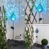 Lampe Solaire Rovinj Led Bleu, Argente, 1 Lumiere