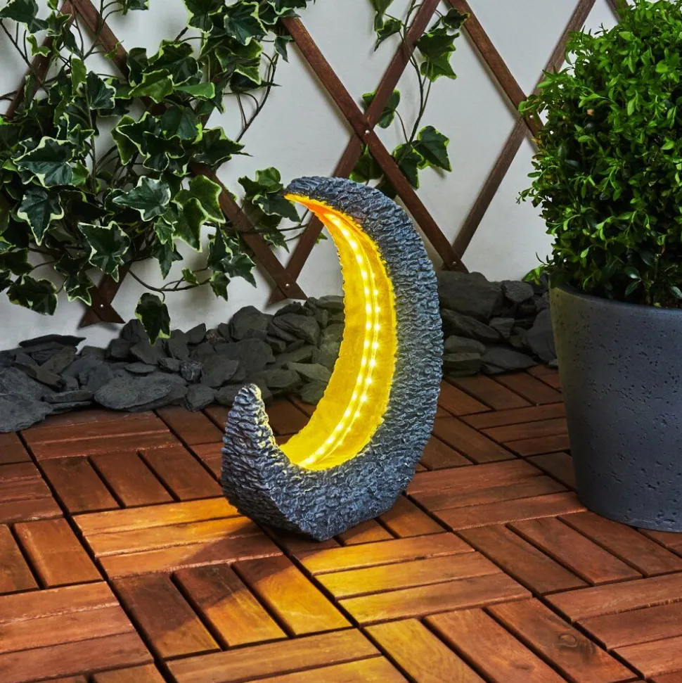 Lampe Solaire Siviri Led Or, Gris, 25 Lumieres