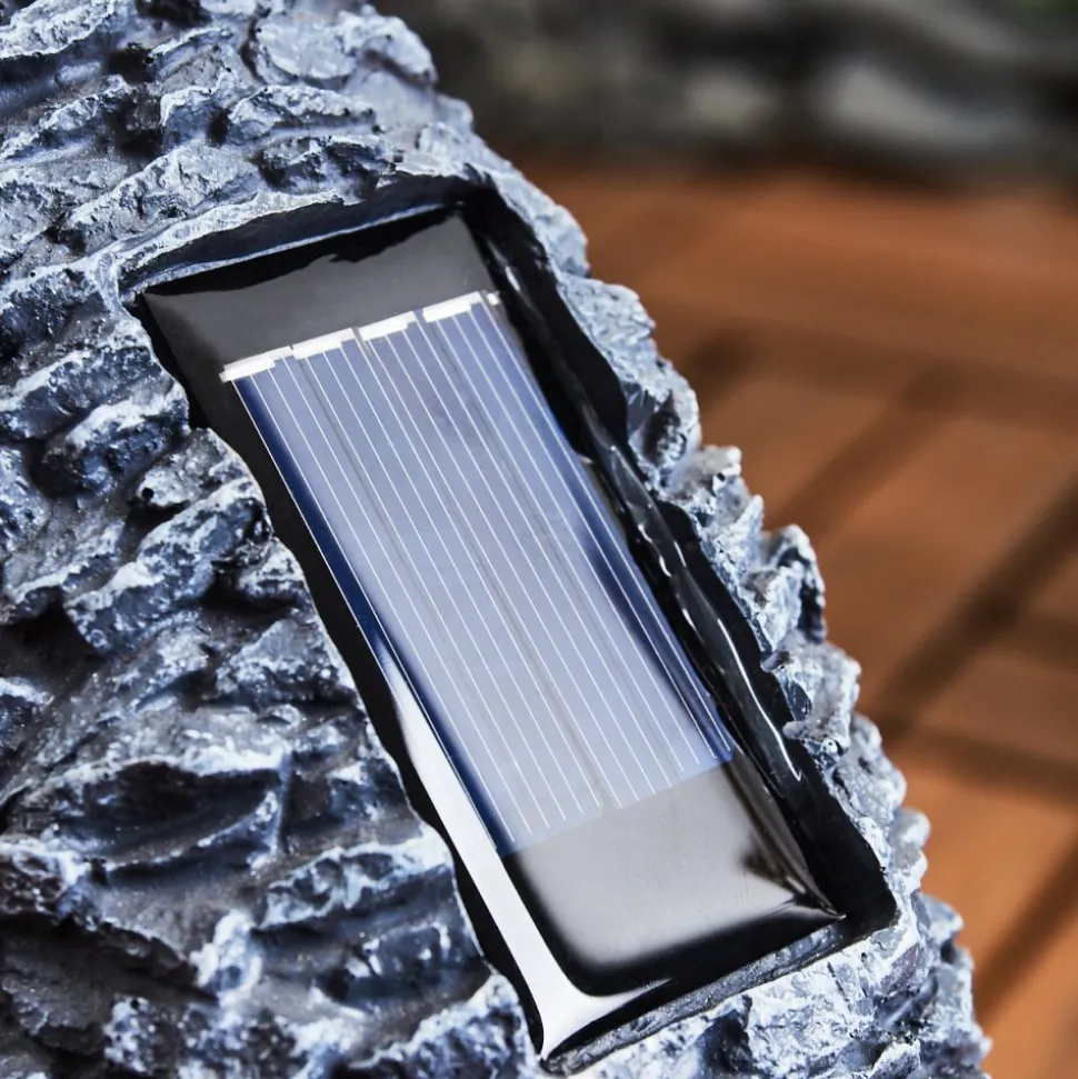Lampe Solaire Siviri Led Gris, Cuivre, 25 Lumieres