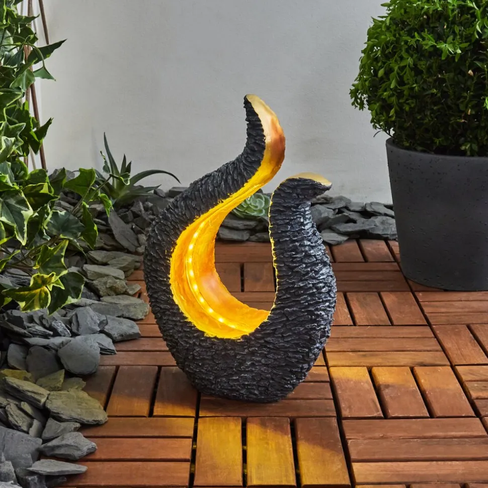 Lampe Solaire Siviri Led Gris, Cuivre, 25 Lumieres
