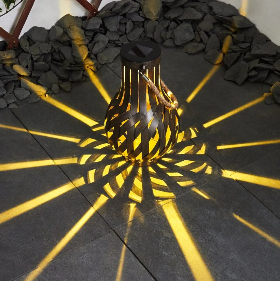 Lampe Solaire Soule Led Brun, 1 Lumiere