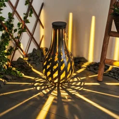 Lampe Solaire Soule Led Brun, 1 Lumiere