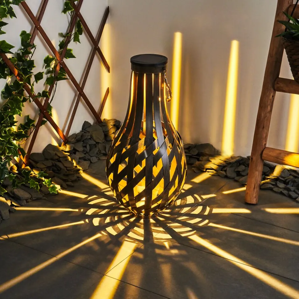 Lampe Solaire Soule Led Brun, 1 Lumiere