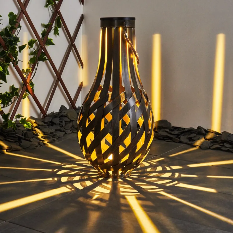 Lampe Solaire Soule Led Brun, 1 Lumiere