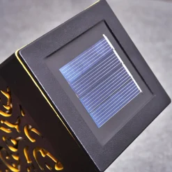 Lampe Solaire Staranzano Led Jaune, Noir, 1 Lumiere