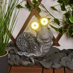 Lampe Solaire Sunderby Led Gris, Orange, 2 Lumieres