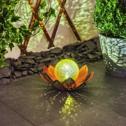 Lampe Solaire Taft Led Vert, Cuivre, 1 Lumiere