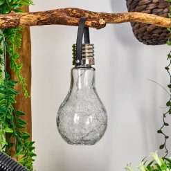 Lampe Solaire Tian Led Noir, 1 Lumiere