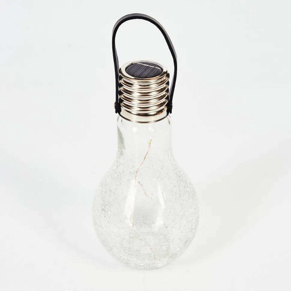 Lampe Solaire Tian Led Noir, 1 Lumiere