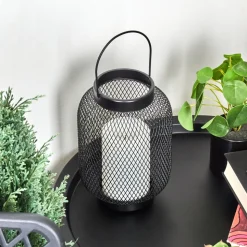 Lampe Solaires Anjullan Led Noir, 1 Lumiere